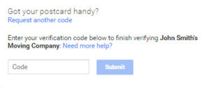 Inserting Code to Verify Your Google Listing